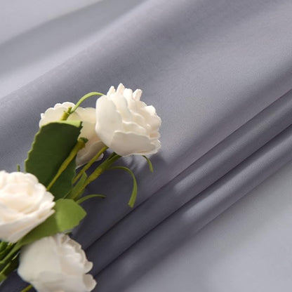 SpaceDresser Basic Rod Pocket Sheer Voile Window Curtain Panels White 1 Pair 2 - Image 4