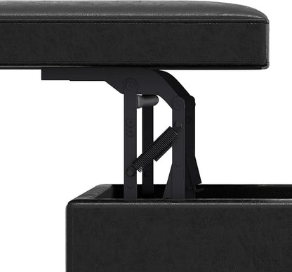 SIMPLIHOME Owen Lift Top Coffee Table Storage Ottoman - Image 11