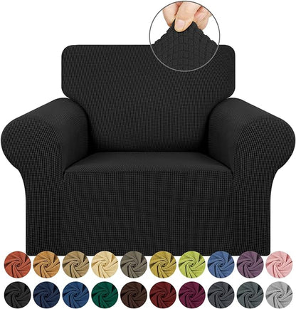 Stretch Chair Sofa Slipcover, Single Couch Cover, Pet Friendly Furniture by KEKUOU
