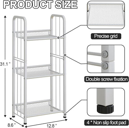 Bookshelf Storage Shelf Small Bookcase Freestanding Storage Stand - Image 3