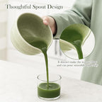 Matcha Set, 8 PCS Japanese Matcha Bowl Set with Whisk and Tea Scoop - Traditional Matcha Kit for Authentic Matcha Preparation, Perfect for Gift