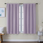Simplebrand Ava Lilac Short Blackout Curtains by Simplebrand