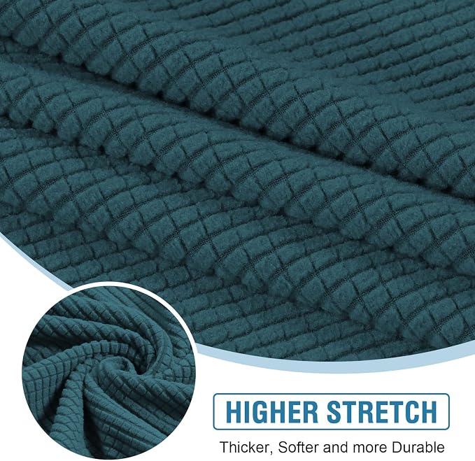 H.VERSAILTEX Sectional Couch Covers 1 Piece Chaise Slipcover L Shape Separate - Image 4