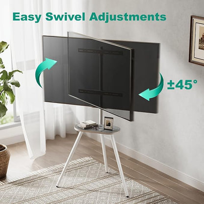 Tripod Easel TV Stand for 40 to 65 Inch LCD Led Screen, Height Adjustable and - Image 3