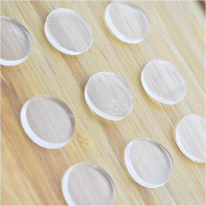 Extremely Soft Clear Glass Table Top Anti Slip Bumper Pads Non-Adhesive Rubber by LINOUPOWER510
