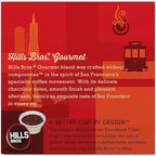 Hills Bros Single Serve Coffee Pods,Gourmet, Medium Roast, 12 Count-Keurig Compatible, Roasted Arabica Coffee, Smooth, Balanced Coffee, Subtle Chocolate Flavor