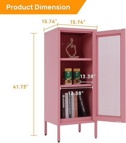 Slim Metal Storage Cabinet - Image 3