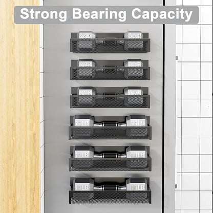 Aufworld Magnetic Spice Rack for Refrigerator, 6 Pack Magnetic Shelf, Fridge - Image 4