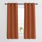 NICETOWN Blackout Burnt Orange Curtains 63 inch Length 2 Panels by NICETOWN