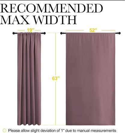 NICETOWN Blackout Curtains for Living Curtains, Room Darkening Curtains & - Image 7