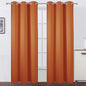 Blackout Curtains 42 x 84 inch/Orange Curtains Set of 2 Panels/Thermal by Lemomo