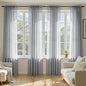 MIULEE Dark Grey Sheer Curtains 63 Inches Long 4 Panels 42 x 63 Inches | Light by MIULEE