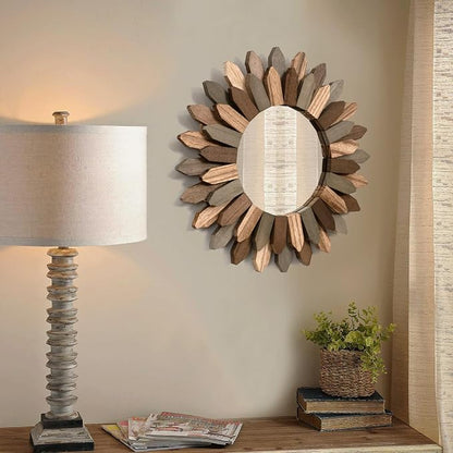 Honiway Boho Wall Decor 12 inch Decorative Mirror - Image 8