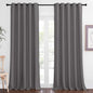 NICETOWN Blackout Gray Curtain 102 inch Length, Grommet Extra Long Thermal by NICETOWN
