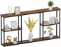 WOHOMO Console Table, 3-Tier Small Entryway Tables, Narrow Sofa Table by WOHOMO