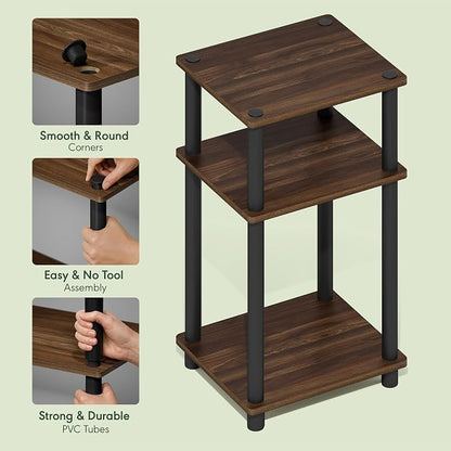Furinno Turn-N-Tube Side Table, 3-Tier End Table - Image 5