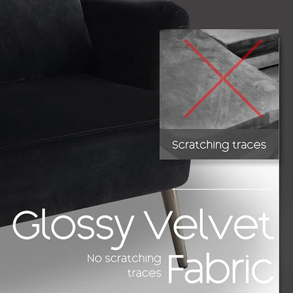 Modern Accent Chair Comfy Wingback Armchair - Image 5