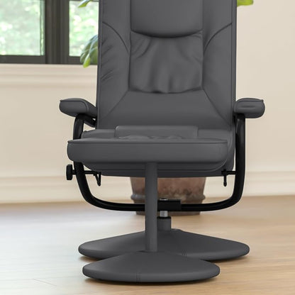 Flash Furniture Rachel Contemporary Multi-Position Recliner and Ottoman - Image 7