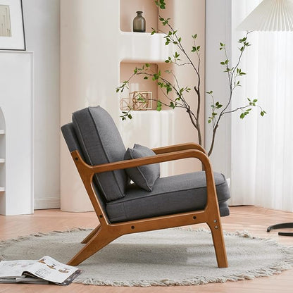 Karl home Accent Chair Mid-Century Modern Chair - Image 4