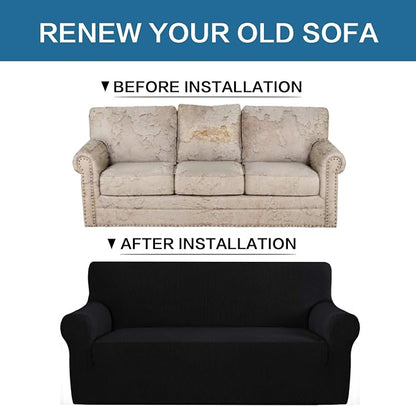 H.VERSAILTEX Stretch Sofa Covers 4 Seater Sofa Slipcovers - Image 6