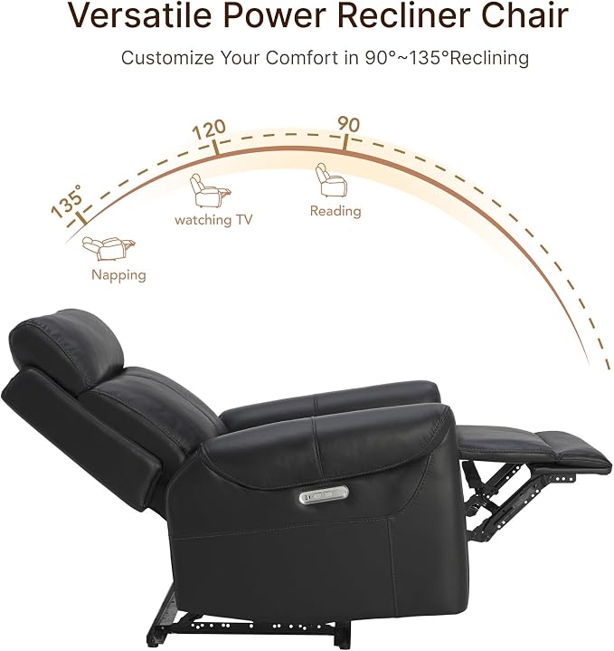 KISLOT Leather Recliner Chair Set of 2, Wall Hugger RV Recliners - Image 5