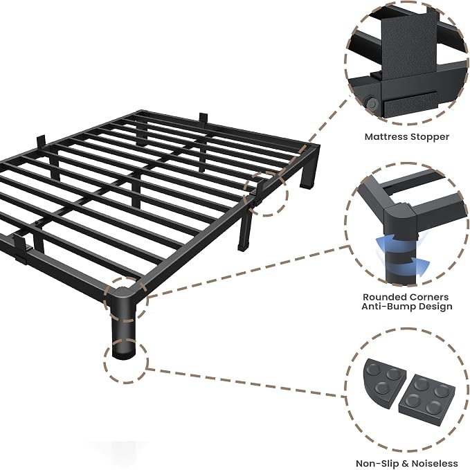 ROIL 4 inch Twin Bed Frames - Image 5