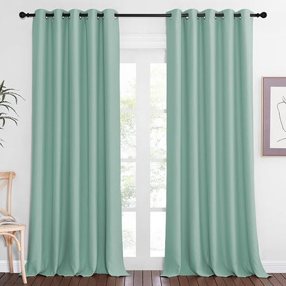 NICETOWN Sliding Door Window Treatment Blackout Patio Door Curtain Panels by NICETOWN