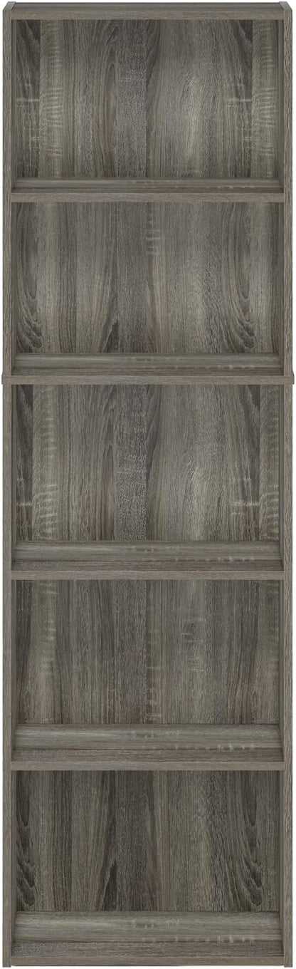 Furinno LUDER Book Shelf, 5-Tier Bookshelf, Bookcase - Image 7