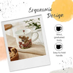 Royal Worcester Wrendale Designs Bessie Cow Mug | 14 Ounce Large Coffee Mug with Cow Design | Made from Fine Bone China | Microwave and Dishwasher Safe