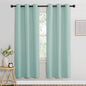 NICETOWN Aqua Blue Bedroom Curtains 72 inches Long, Grommet Blackout Thermal by NICETOWN