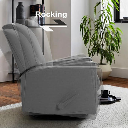 Harkawon Swivel Rocker Recliner Chair, Glider Rocker Recliner, Rocking Chair - Image 6