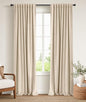 INOVADAY 100% Blackout Linen Curtains by INOVADAY