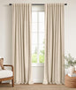 INOVADAY 100% Blackout Linen Curtains by INOVADAY
