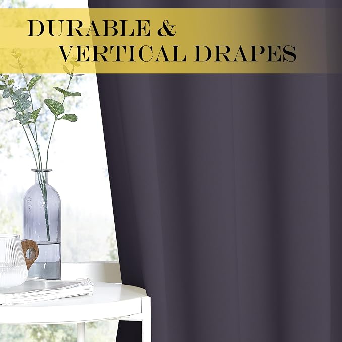 NICETOWN Blackout 108 inch Curtains - Image 3