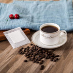 100 Pcs Premium Coffee Filter Paper Bags Disposable Single Serve Drip Coffee Bags with Hanging Ears, Fast Brewing, Mess-Free Design for Travel, Camping, Home & Office Use