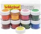 Hobbyland Powder Food Color Kit, Specialty Powder Food Coloring Set, 8 Colors, 4 Gram Jars