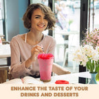 Fanale Popping Boba Pearls for Bubble Tea - 2 lb (1 lb X 2) | Strawberry | Bursting Boba Pearls Bubble 450g X 2 | Fruit Juice Flavor for Shakes, Dessert, Smoothie | FPB001-SP450 X 2