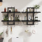 Creso hom Floating Shelves, Hanging Bathroom Shelves 2-Tier, Wall Mounted by Cresohom