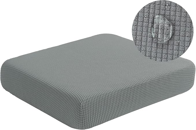 Couch Seat Cushion Covers, Stretch Sofa Cushion Protector Couch Cover by Unknown