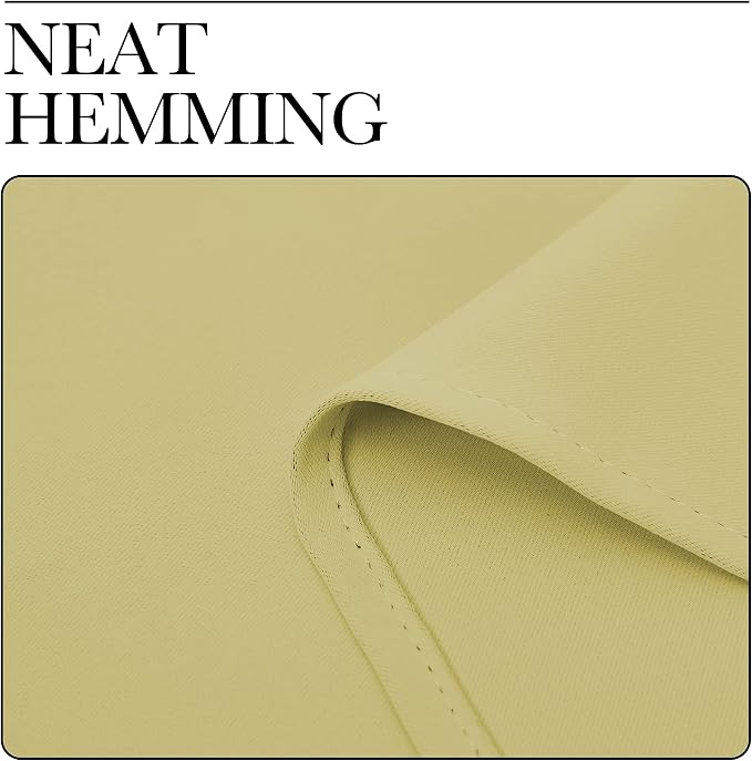 NICETOWN Paler Yellow Blackout Curtains - Image 7