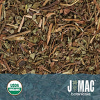 J Mac Botanicals, Organic Dandelion Leaves (16 oz bag) USDA Certified Organic Dandelion leaf tea, te diente de leon organico, Packaged in the USA, Cut and Sifted, No Caffeine, Fresh dried dandelion