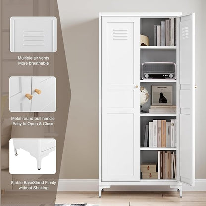 Yizosh Metal Storage Cabinet - Image 6