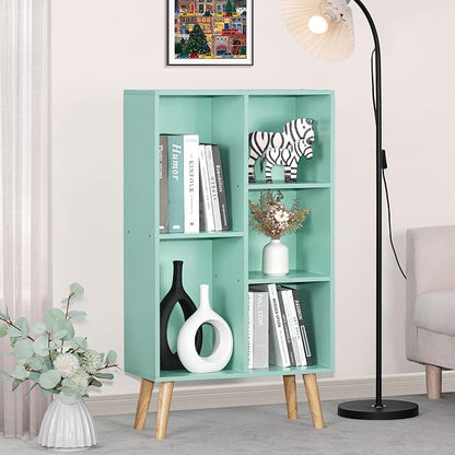 LEYAOYAO 5 Cube Bookshelf 3-Tier Bookcase - Image 4