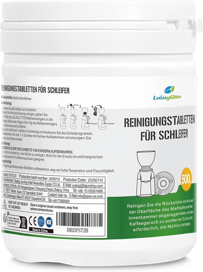 Coffee Grinder Cleaning Tablets Natural Food Safe 500g coffee bean grinder cleaner for home use Compatible with baratza,oxo,breville