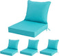 22x22 Inch Patio Chair Cushions Set of 4, Outdoor Furniture Cushions by Unknown