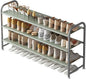 INGIORDAR Shoe Rack 3 Tier Long Storage Organizer Wide Metal Shoe Shelf by INGIORDAR