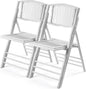 VINGLI Bamboo Folding Chair, Foldable Dining Wood Chairs Comfortable Seat by VINGLI