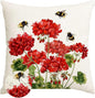 RABUSOFA Spring Summer Outdoor Pillow Covers 20x20 Inch Waterproof by RABUSOFA