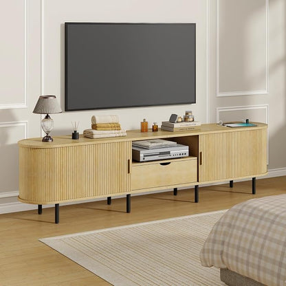 86.6" Mid-Century TV Stand - Image 8
