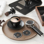 MHW-3BOMBER Espresso Puck Screen Holder - Silicone Puck Screen Stand - Compatible with 58mm 53mm 51mm Reusable Coffee Filters 3 Coffee Filters - Coffee Puck Screen Holder SP5537-OS